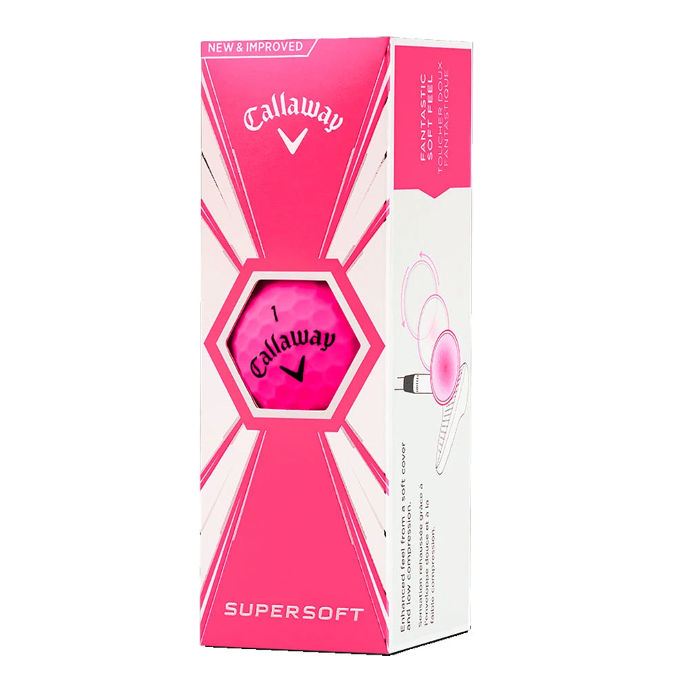 Callaway Supersoft Pink Golf Balls - Image 2