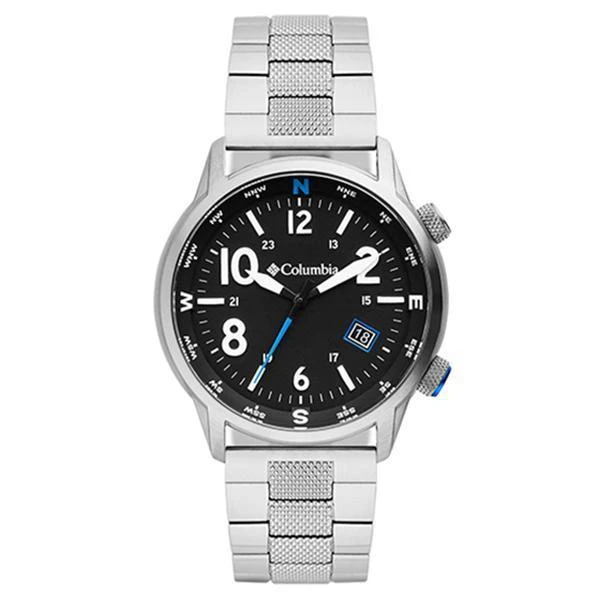 Columbia Watch - Outbacker - Black 3-Hand Date Stainless Steel Bracelet