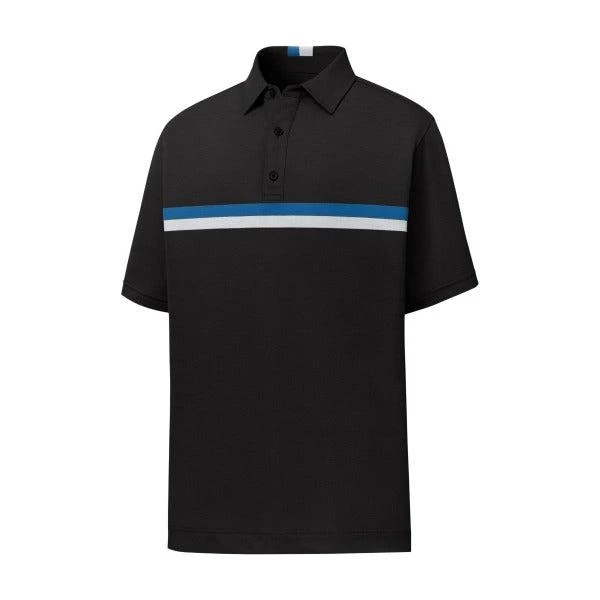 Footjoy Double Chest Band Pique Polo - Mens - Image 2