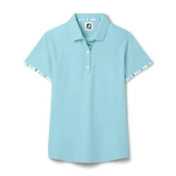 Footjoy Short Sleeve Watercolour Trim Polo - Womens