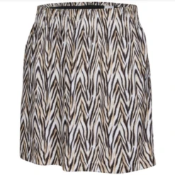 Greg Norman Collection - Pull-On Flutter Zebra Print Skort - Womens